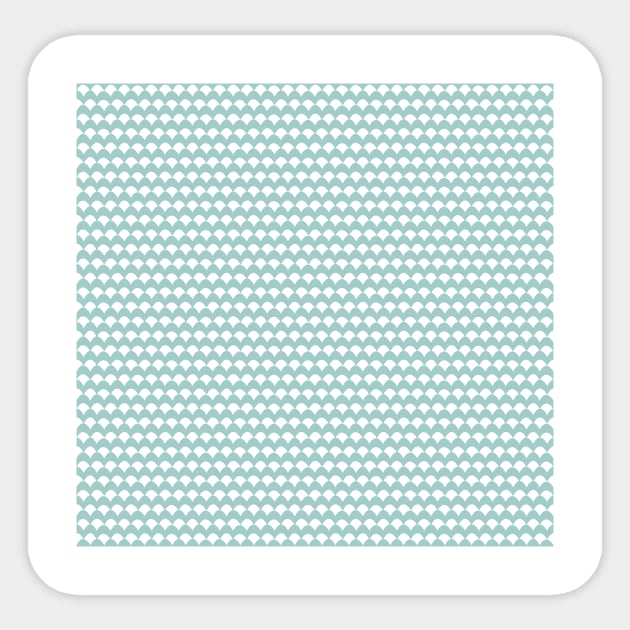 Ovals - Eggshell Blue Sticker by NolkDesign